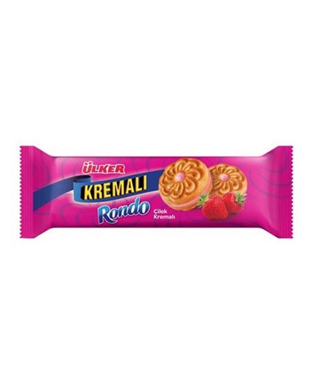 Picture of Ülker Rondo Çilek Kremalı Bisküvi 61 gr