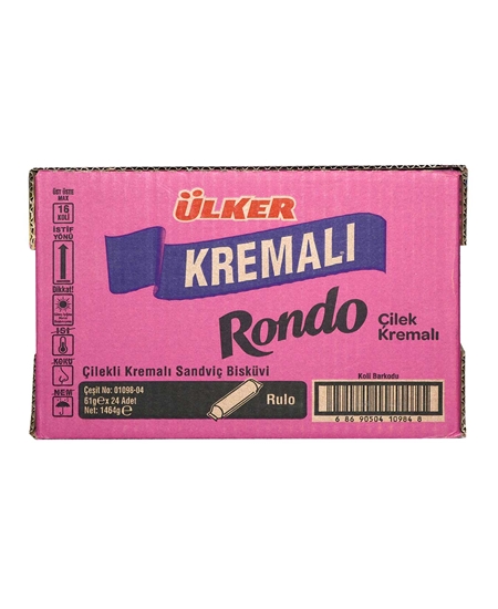 Picture of Ülker Rondo Çilek Kremalı Bisküvi 61 gr