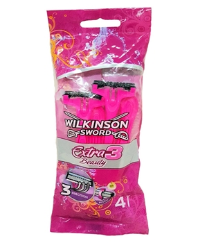 P-Wilkinson Extra 3 Beauty 4'lü Poşet wilkinson sword, tıraş bıçağı, kadın tıraş bıçağı, kadın epilasyon, ağda, kadın tıraşı, wilkinson sword extra3, wilkinson sword extra3 beauty satın al, wilkinson sword extra3 beauty fiyat