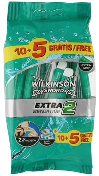 Wilkinson Sword Extra2 Sensitive Disposable Razor 10+5 Picture of Wilkinson Sword Extra2 Sensitive Disposable Razor 10+5