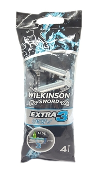 Wilkinson Sword Extra3 Activ Disposable Razor 4's Picture of Wilkinson Sword Extra3 Activ Disposable Razor 4's