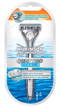 Wilkinson Sword Quattro Titanium 1up  Picture of Wilkinson Sword Quattro Titanium 1up