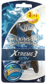 P-Wilkinson Sword Xtreme3 Activ Tıraş Bıçağı 3+1'li Picture of P-Wilkinson Sword Xtreme3 Activ Tıraş Bıçağı 3+1'li