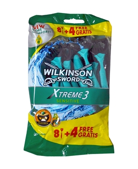 Wilkinson Sword Xtreme3 Sensitive Woman Shaving Razor 12's Picture of Wilkinson Sword Xtreme3 Sensitive Woman Shaving Razor 12's