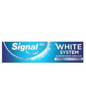 Signal Diş Macunu White System 75 ml signal, diş macunu, beyazlatıcı diş macunu, diş macunu fiyatları, diş macunu çeşitleri, diş macunu satın al, signal fiyatları, signal çeşitleri, 75 ml signal, 75 ml diş macunu