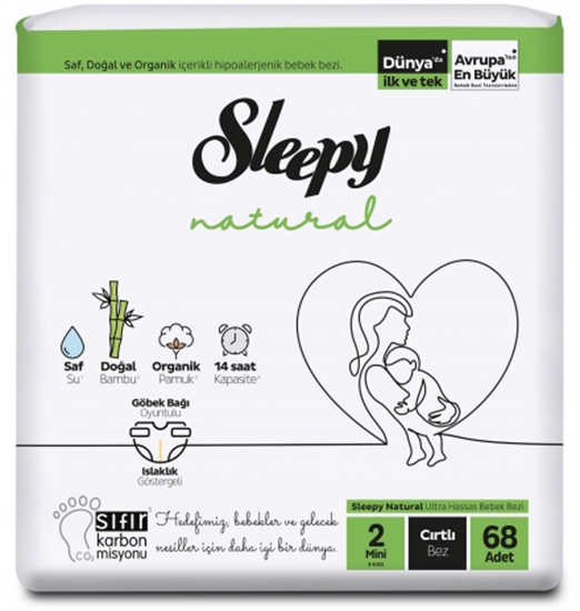 Picture of Sleepy Natural Bebek Bezi No:2 68'li Mini