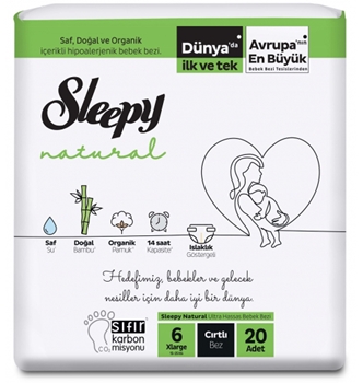 Sleepy Bebek Bezi 20'li Natural Ultra Hassas 6 XLarge 15-25 kg - Aktüel Sleepy Bebek Bezi 20'li Paket Natural Ultra Hassas 6 XLarge 15-25 kg,bebek bezleri,sleppy bebek bezi fiyatları,bebek bezleri,sızdırmayan bebek bezi,toptan satın al,toptantr,toptan mağazacışlık