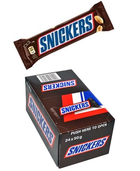 Snickers Chocolate 50 Gr x 24's snickers, sinikırs, çikolata, snickers çikolata, snickers toptan satın al, snickers fiyatları, toptan snickers satın al