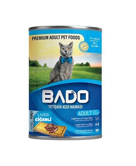 Picture of Bado Yetişkin Yaş Kedi Maması 415 gr Tavşan Etli
