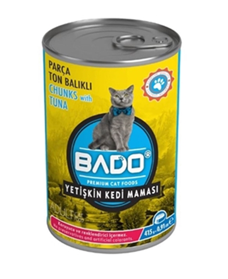 Picture of Bado Yetişkin Yaş Kedi Maması 415 gr Ton Balıklı