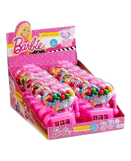 Picture of Barbie Gumball Jackpot Machine Oyuncaklı Sakız Makinası 50 gr