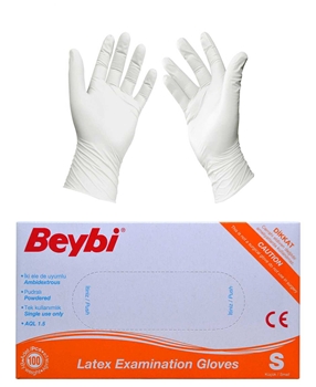 Beybi Muayene Eldiveni 100'lü Kutu Pudralı Küçük Boy Lateks beybi, eldiven, beyaz eldiven, lastik eldiven, laboratuvar eldiveni, muayene eldiveni, ameliyat eldiveni, lateks eldiven, beybi küçük boy lateks eldiven satın al, beybi küçük boy lateks eldiven fiyat