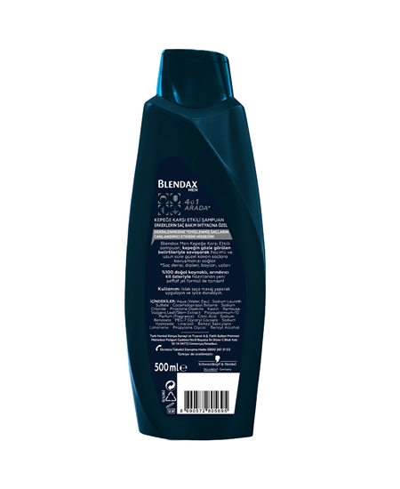 Picture of Blendax Şampuan 500 ml Kepeğe Karşı Erkek
