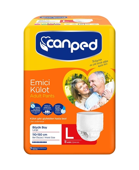 Picture of Canped Emici Külot Büyük Boy 8'li Paket