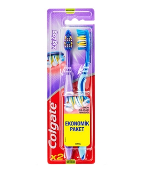 P-Colgate Zigzag Diş Fırçası 1+1 colgate, colgate diş fırçası, diş fırçası, colgate zigzag