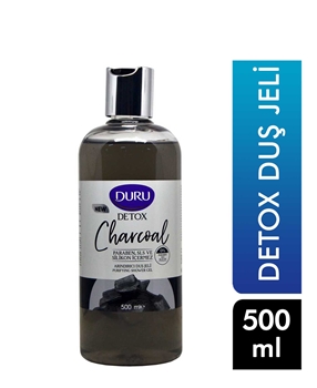 Duru Duş Jeli 500 ml Detox Charcoal Picture of Duru Duş Jeli 500 ml Detox Charcoal