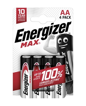 Energizer Max Alkaline AA 4'lü Pil Picture of Energizer Max Alkaline AA 4'lü Pil