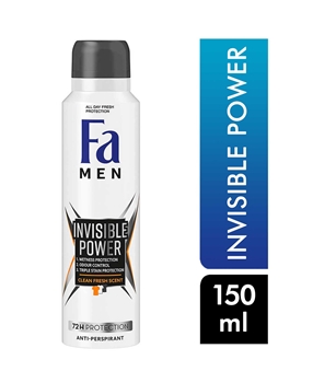 Fa Deodorant Erkek 150 ml Xtreme Invisible Power Picture of Fa Deodorant Erkek 150 ml Xtreme Invisible Power