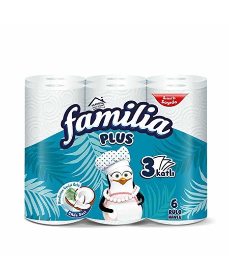 familia, kağıt havlu, havlu peçete, kağıt peçece, 6lı kağıt havlu, 3 katlı havlu, kokulu kağıt havlu, kokulu peçete