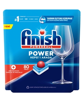 Finish Powerball Washing Machine Tabs 80's - All in One Picture of Finish Powerball Washing Machine Tabs 80's - All in One