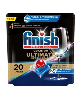 Finish Quantum Ultimate Hepsi Bir Arada 20'li Bulaşık Makinesi Tableti finish, finish powerball, finish quantum, bulaşık tableti, bulaşık makinesi tableti, bulaşık makinesi tablet fiyatları, finiş tablet, bulaşık deterjanı, bulaşık makinesi deterjanı, toptan deterjan
