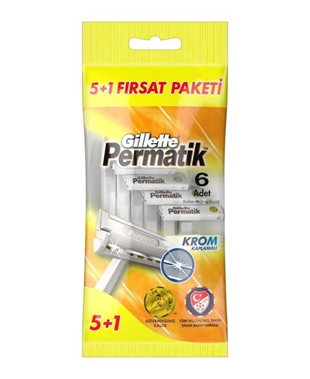 Picture of Gillette Permatik Razor 6 Pack