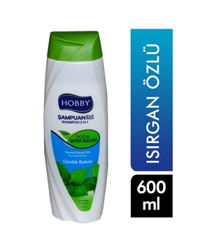 Hobby Şampuan 600 ml 2 in 1 Isırgan Özlü Picture of Hobby Şampuan 600 ml 2 in 1 Isırgan Özlü