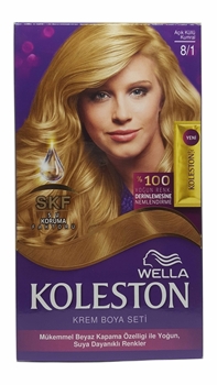 P-Koleston Açık Küllü Kumral Saç Boyası No:8.1 Koleston, Koleston Kit, Koleston Set, Saç Boyası, koleston saç boyası satın al, koleston saç boyası fiyatı, toptan saç boyası fiyatları, saç nasıl boyanır, saç boyası zararlı mı