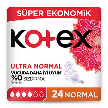Kotex Ultra Quadro Normal 24'lü Picture of Kotex Ultra Quadro Normal 24'lü