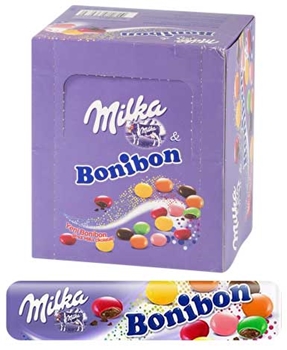 Milka Bonibon 24,3 gr X 24'lü Paket Çikolatalı Picture of Milka Bonibon 24,3 gr X 24'lü Paket Çikolatalı