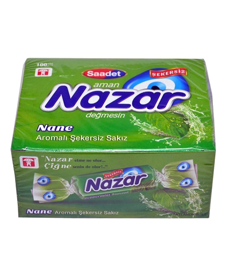 Picture of Nazar Sakız 100'lü Paket Nane Aromalı Şekersiz