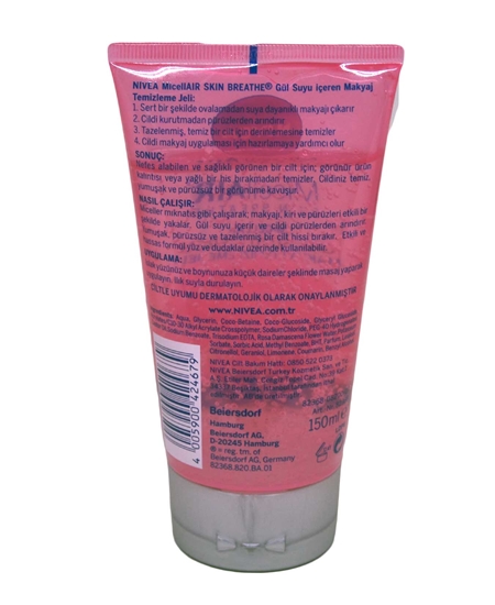 nivea, nivea micell, gül suyu, makyaj temizleme, makyaj çıkarıcı