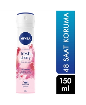 Nivea Women Deodorant Spray 150ml Fresh Cherry Picture of Nivea Women Deodorant Spray 150ml Fresh Cherry
