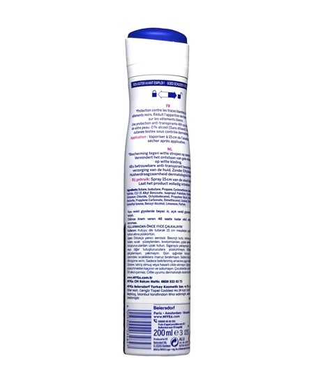 Picture of Nivea Deodorant 200 ml Women Black & White Invisible Clear