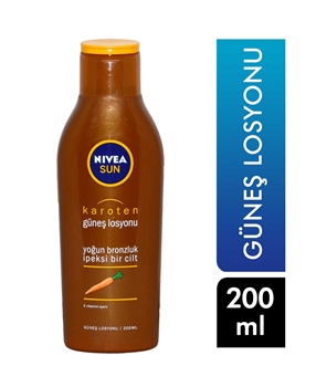 Nivea Sun Milk 200ml Carotene Extract Picture of Nivea Sun Milk 200ml Carotene Extract