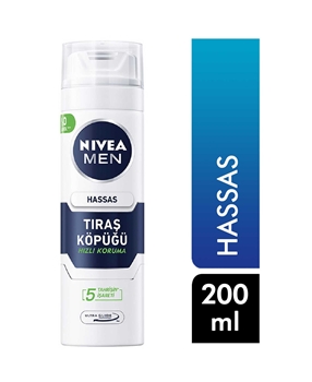 Nivea Men Shaving Foam 200 Ml Sensitive Picture of Nivea Men Shaving Foam 200 Ml Sensitive