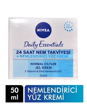 Nivea Daily Essentials Face Cream 50 Ml - 24 Hours Moisture Supplement Picture of Nivea Daily Essentials Face Cream 50 Ml - 24 Hours Moisture Supplement