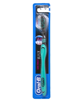 Oral-B Toothbrush Versatile Black 40 Medium oral b, oralb, oral-b, diş fırçası, ağız sağlığı, diş fırçaları, oral b diş fırçaları, Oral B Allrounder Black diş fırçası fiyat, Oral B Allrounder Black diş fırçası satın al