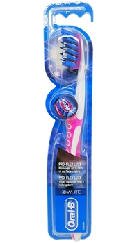 Oral B Toothbrush Pro-Flex 3D White Luxe  - Medium Oral-B, Oral B, 3dwhite, 3d white, 3 boyutlu beyazlık, diş fırçası, oral b diş fırçası, oral b pro flex diş fırçası fiyat, oral b pro flex diş fırçası satın al