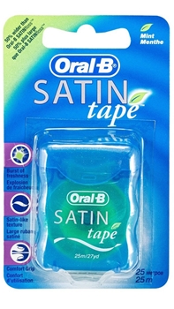 Oral B Floss 25 M Satin Tape - Mint Picture of Oral B Floss 25 M Satin Tape - Mint