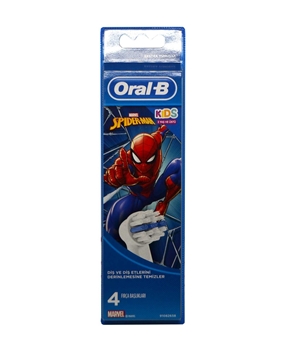 Oral B Yedek Başlık 4'lü Şarjlı Diş Fırçası İçin Spiderman Çocuk oral b, oralb, oral-b, çocuklar için şarjlı diş fırçası, çocuklar için şarj edilebilir diş fırçası, çocuklar için elektrikli diş fırçası, çocuklar için pilli diş fırçası, çocuklar için pilli diş fırçası, çocuklar için diş fırçası, otomatik diş fırçası, oral b çocuk diş fırçası satın al, oral b çocuk diş fırçası fiyat