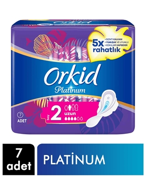 Orkid Sanitary Pads Platinum 7's Long Picture of Orkid Sanitary Pads Platinum 7's Long