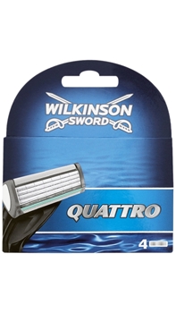 P-Wilkinson Sword Quattro Plus Yedek Bıçak 4'lü Picture of P-Wilkinson Sword Quattro Plus Yedek Bıçak 4'lü