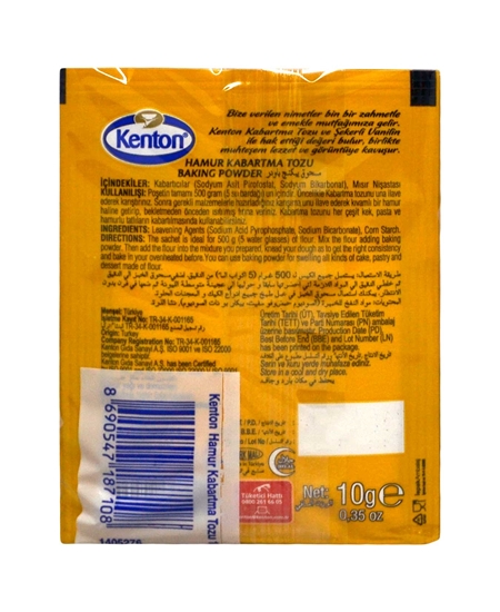 Picture of Kenton Dough Baking Powder (10x10 g) X 24 Pieces Pack