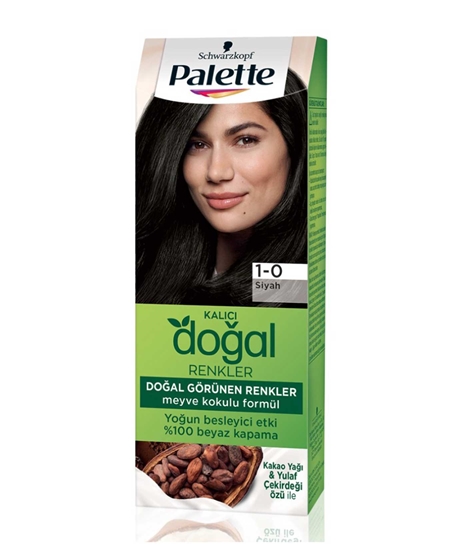 Picture of Palette Saç Boyası Doğal Renkler Siyah 1.0