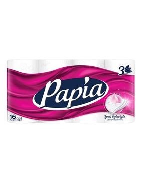 Papia Tuvalet Kağıdı 16'lı İpek Picture of Papia Tuvalet Kağıdı 16'lı İpek