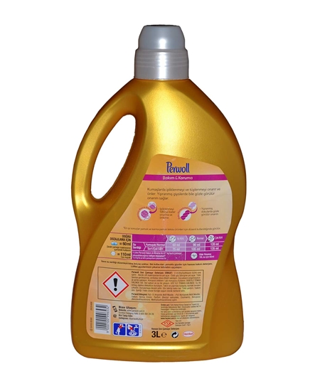 Picture of Perwol Liquid Laundry Detergent 3 lt Care & Protection 50 Wash