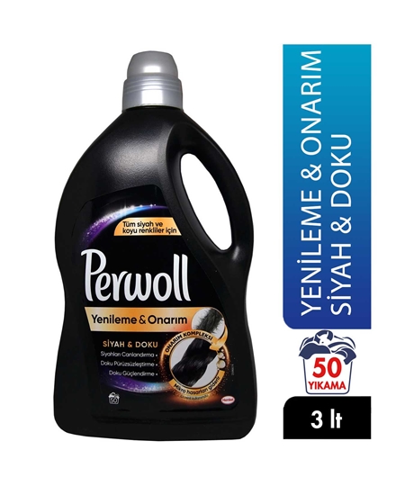 Picture of Perwoll Liquid Laundry Detergent  Black 50 Wash - 3 Lt
