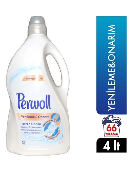 Picture of Perwoll Liquid Laundry Detergent 4 lt White