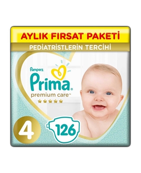 Prima Bebek Bezi Premium Care No 4 126'lı Aylık Fırsat Paketi Prima,bez,bebek bezi,prima bebek bezi,4 beden bebek bezi,bebek bezi fiyatları,toptan bebek bezi,toptan prima,prima fiyatları,toptan prima fiyatları,toptan bebek bezi satın al,toptan prima satın al